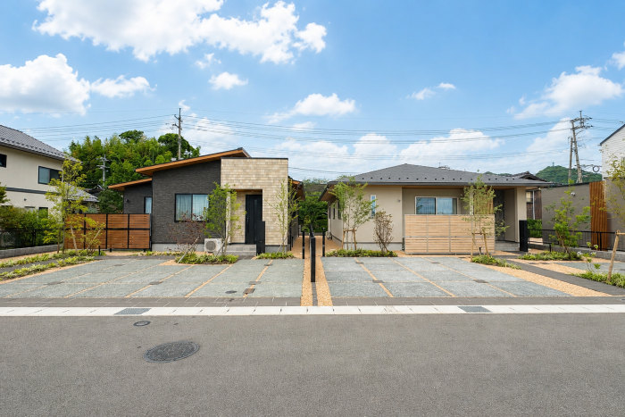 自社分譲地でしか、<br />
得られない住環境